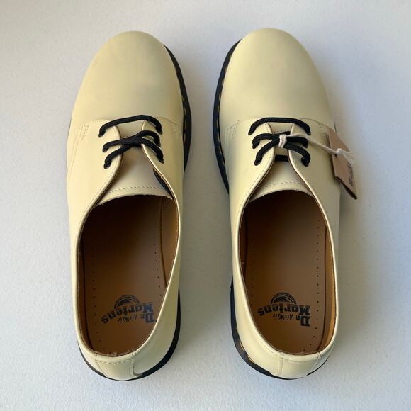 Dr. Marten\'s 1461 Smooth Leather Oxford Shoes in Cream Men\'s Size 12 / EU 46 NWT